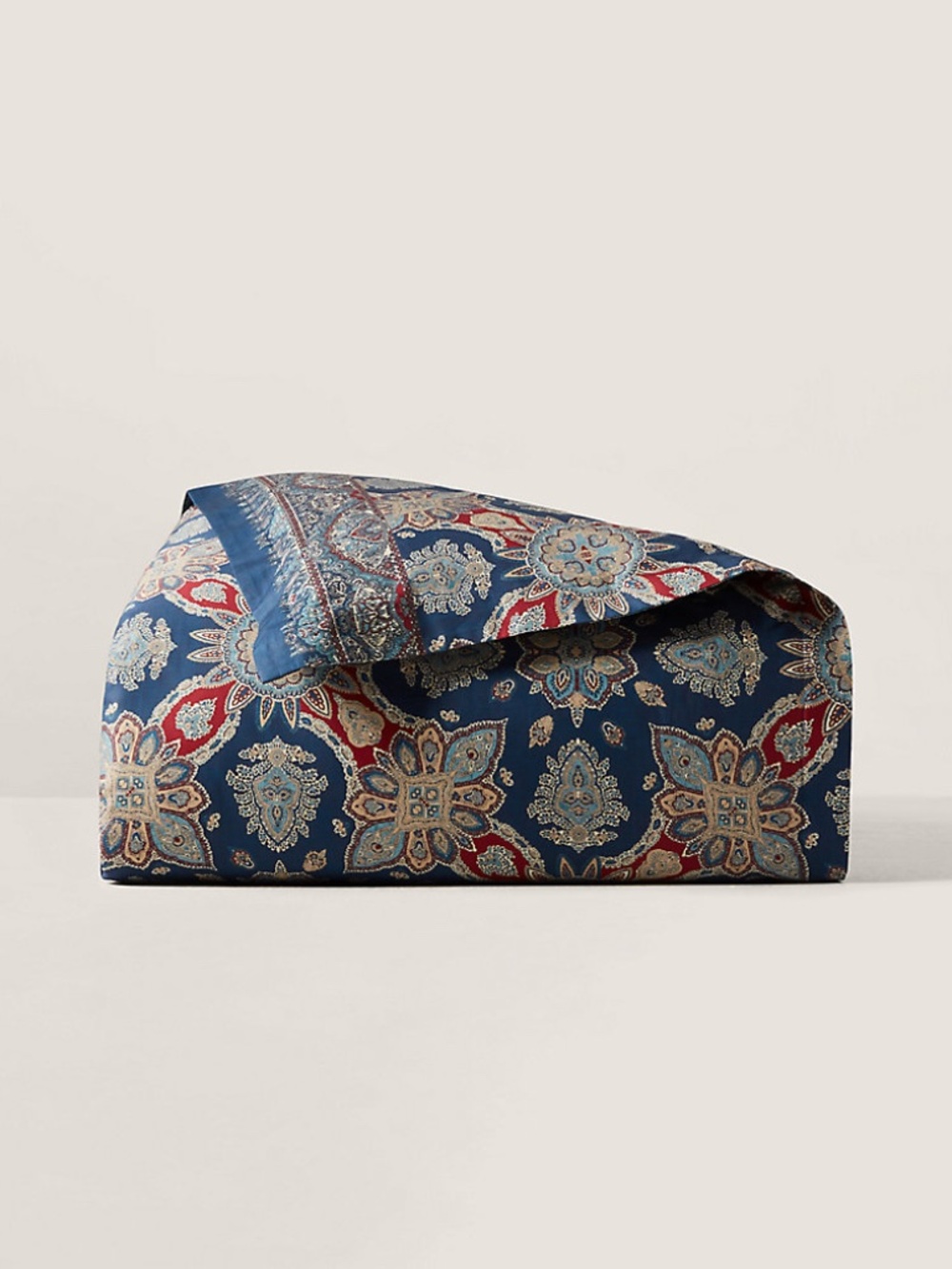 Ralph Lauren Archer Foulard Duvet Cover Full/Queen NWT